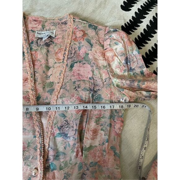Jonathan Tait Nah Nah Collection Vintage Floral Pearl Blazer tapestry print 13/1 - Picture 5 of 7
